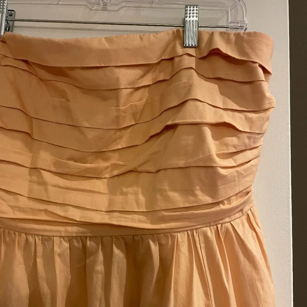 Abercrombie Strapless Poplin Midi Dress - Picture 3 of 4